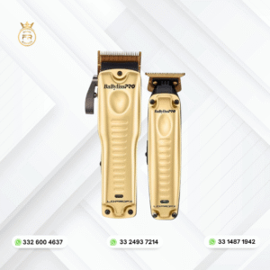 COMBO LO PRO GOLD CLIPPER + TRIMMER CORDLESS LITHIUM BABYLISS  | 6 Piezas