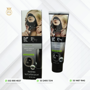 Mascarilla facial negra king | 144 Piezas